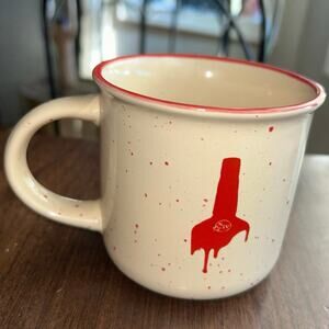 New Makers Mark Whisky Red/Beige Coffee Mug Cup Ceramic Mug